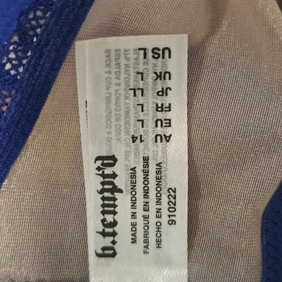 Blue B'Tempted Bralette - Picture 3 of 4